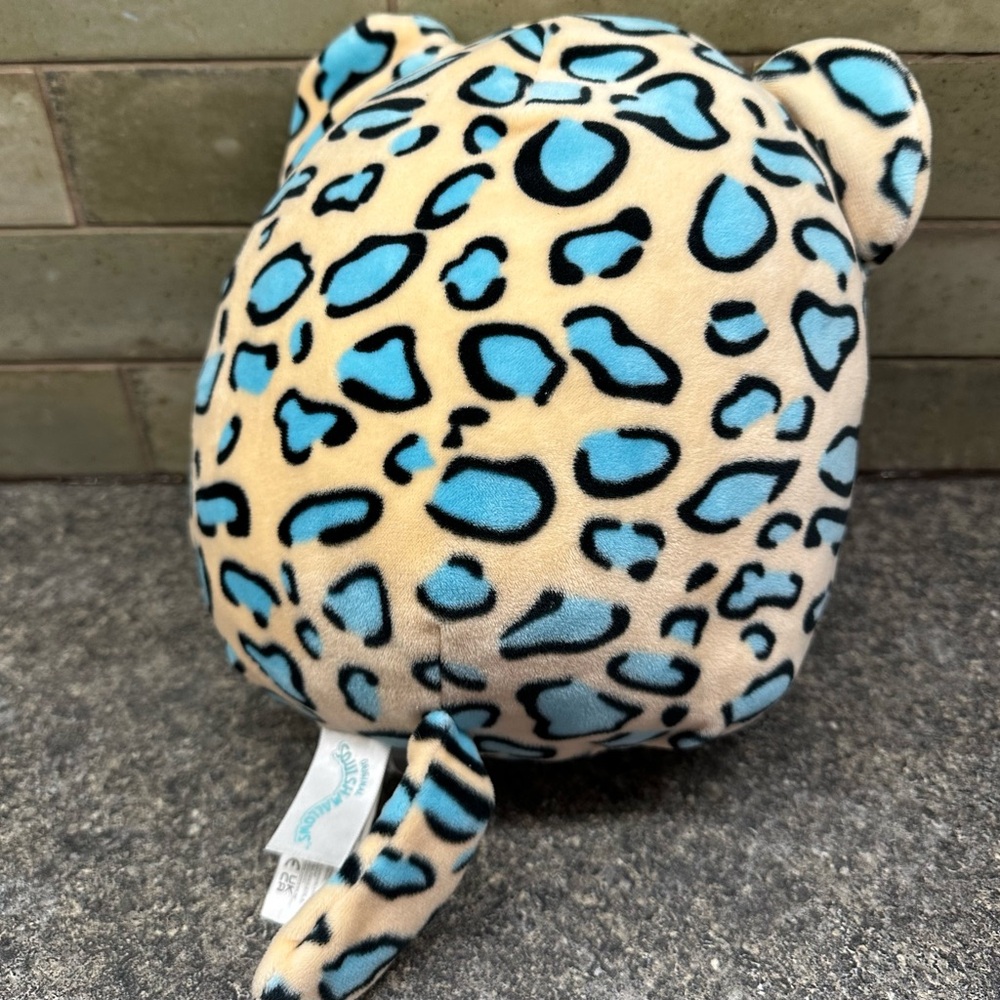 Plush Squishmallows Duo Emanga Teal Leopard Brandi Pink Cheetah Queen - Picture 5 of 9